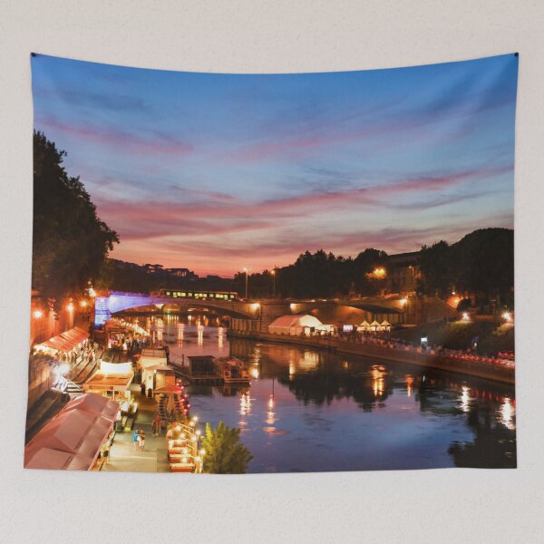 Item preview, Impressions of Rome - Summertime Festival on the Banks of Tiber River designed and sold by Georgia Mizuleva.