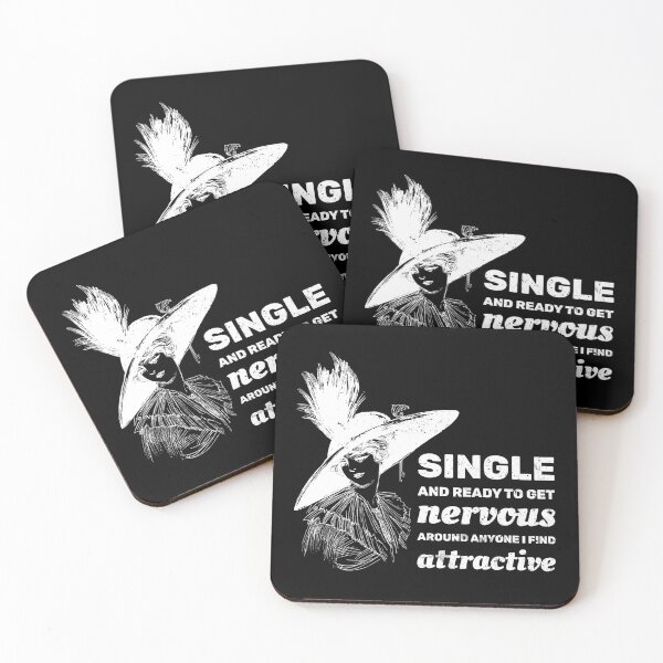 Item preview, Single and ready to get nervous around anyone I find attractive designed and sold by absolutdesign.