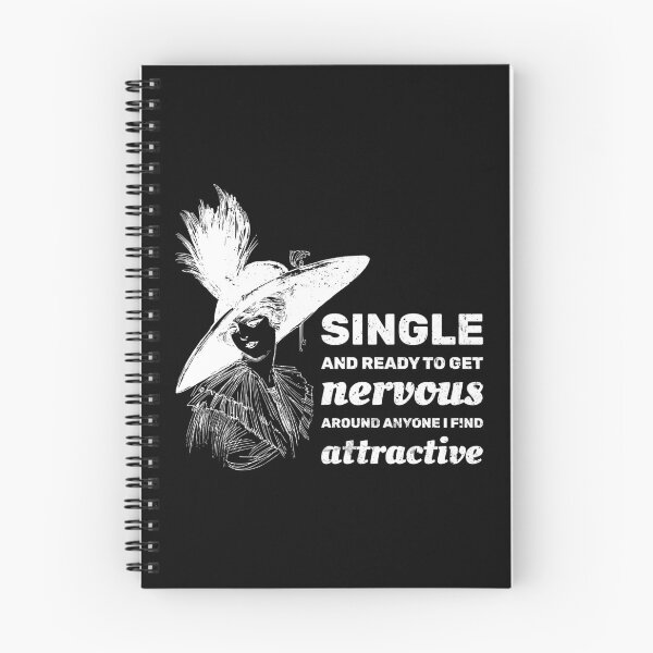 Item preview, Single and ready to get nervous around anyone I find attractive designed and sold by absolutdesign.