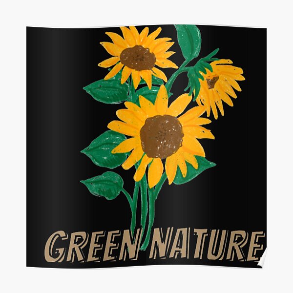 "green nature posters" Poster for Sale by NKUbonheur | Redbubble