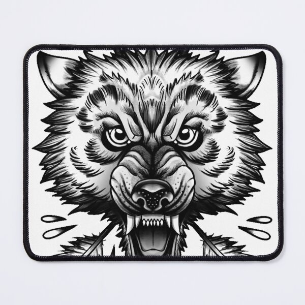 Item preview, Angry Wolf Arrows Tattoo designed and sold by MikeTortuga.