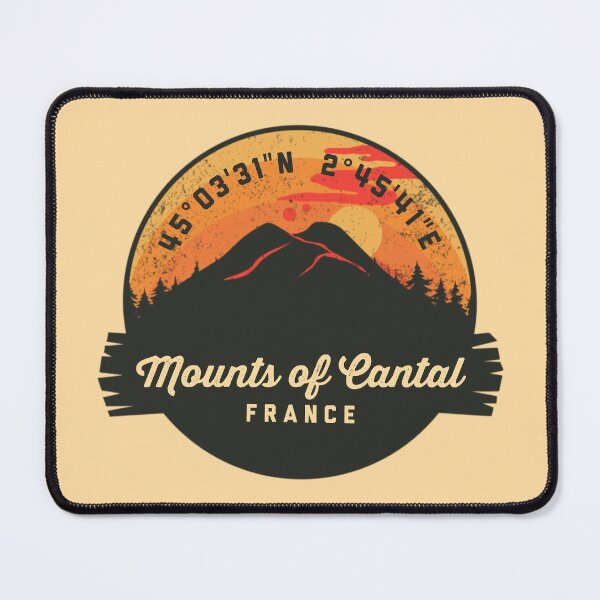 Item preview, Mounts of Cantal France Volcano designed and sold by mountainfad.