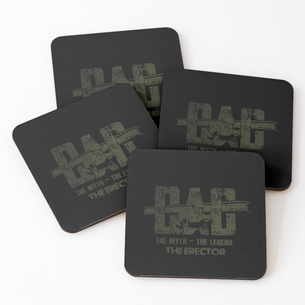 Item preview, Dad the Myth the Legend the Erector - Ironworker design designed and sold by yococo.