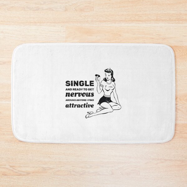Item preview, Single and ready to get nervous around anyone I find attractive designed and sold by absolutdesign.