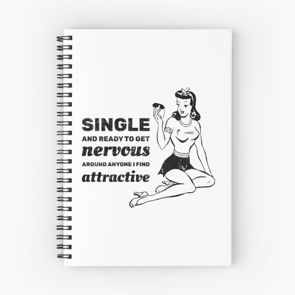 Item preview, Single and ready to get nervous around anyone I find attractive designed and sold by absolutdesign.