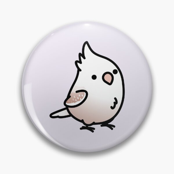 Item preview, Chubby White-faced Cinnamon Pied-Pearl Cockatiel designed and sold by birdhism.