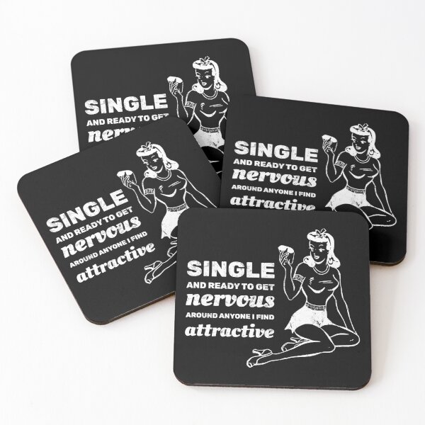 Item preview, Single and ready to get nervous around anyone I find attractive designed and sold by absolutdesign.