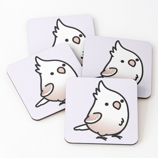 Item preview, Chubby White-faced Cinnamon Pied-Pearl Cockatiel designed and sold by birdhism.