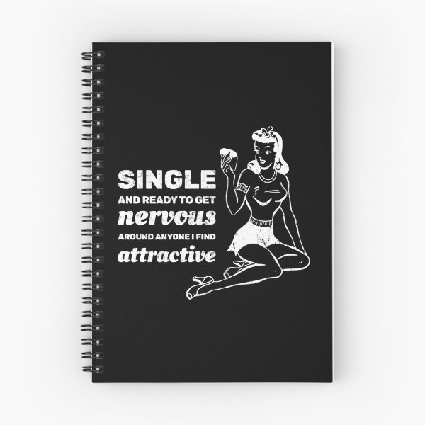 Item preview, Single and ready to get nervous around anyone I find attractive designed and sold by absolutdesign.