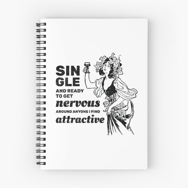 Item preview, Single and ready to get nervous around anyone I find attractive designed and sold by absolutdesign.