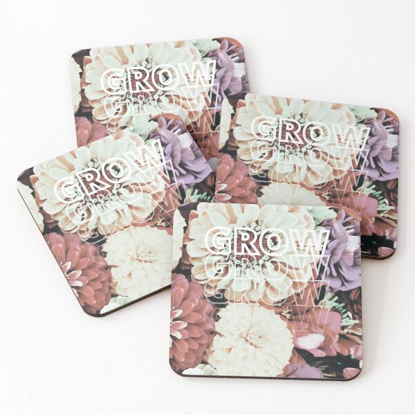 Item preview, GROW (above) - Vintage Flowers designed and sold by AliceSLee.