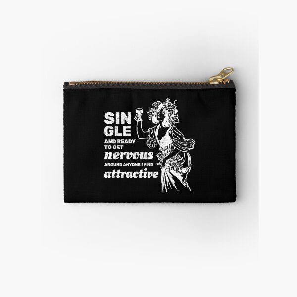 Item preview, Single and ready to get nervous around anyone I find attractive designed and sold by absolutdesign.