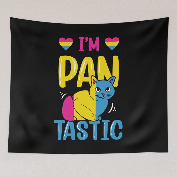 Item preview, I'm Pantastic Pansexual Cat Pride Parade Lgbtq Community designed and sold by haselshirt.