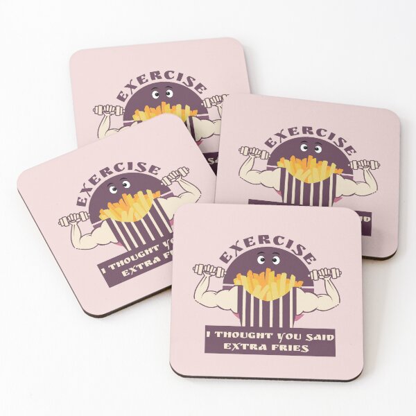 Item preview, Exercise I Thought You Said Extra Fries designed and sold by designerpriti.