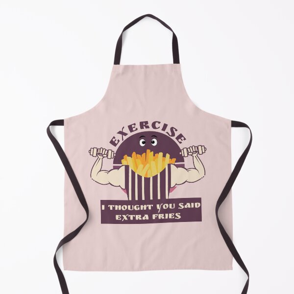 Item preview, Exercise I Thought You Said Extra Fries designed and sold by designerpriti.