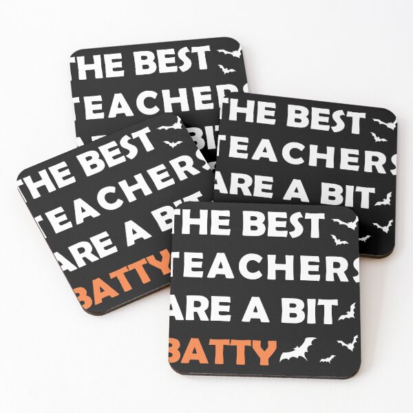Aperçu de l'œuvre The Best Teachers are a bit Batty créée et vendue par Glorious Articles.