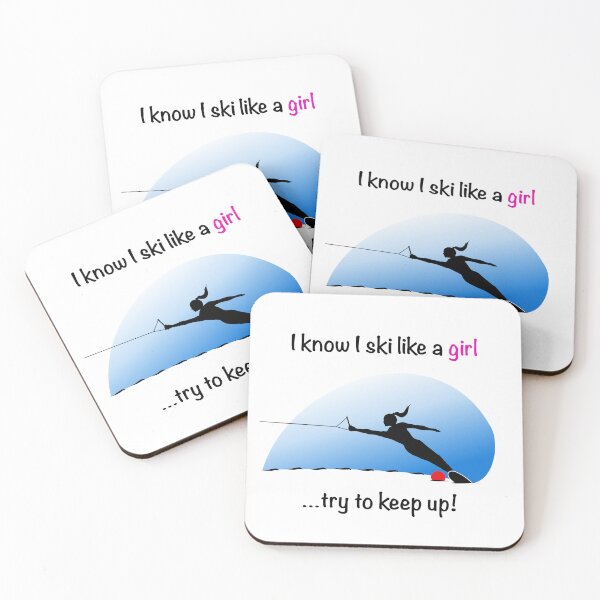 Item preview, Girl Water Skier designed and sold by TheTeeCat.