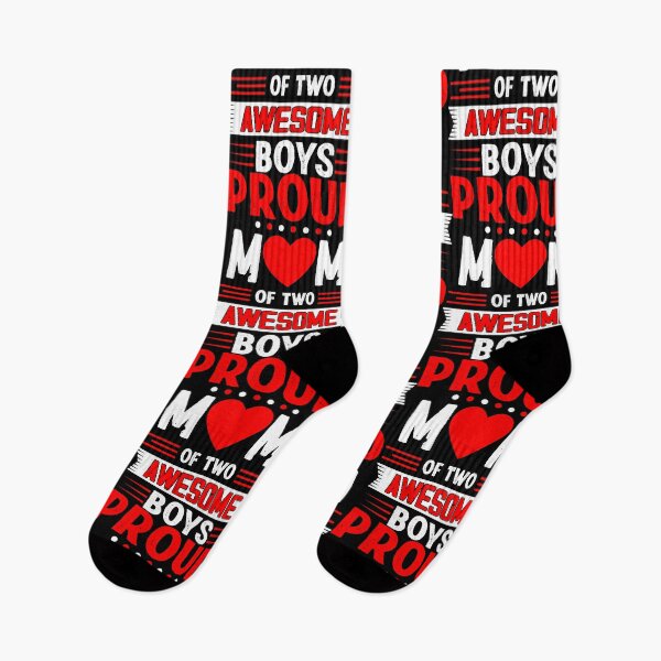Item preview, Proud Mom Of Two Awesome Boys Mothers Day Best Mom Ever designed and sold by haselshirt.