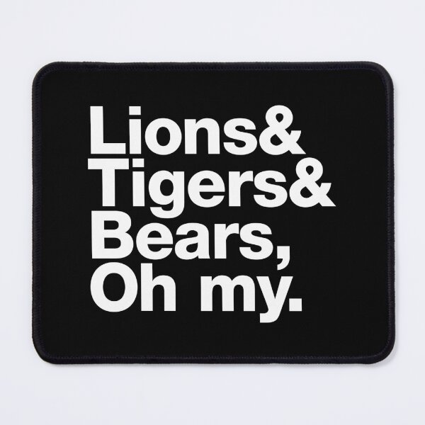 Item preview, The Wild Animals of Oz – Lions & Tigers & Bears, oh my! designed and sold by thedesigngarden.
