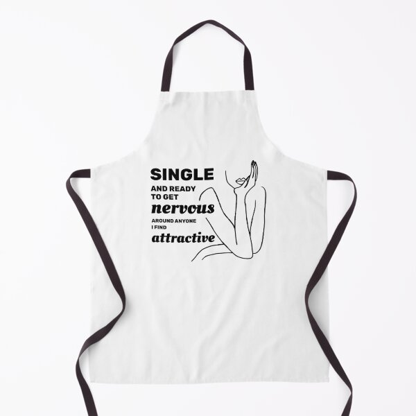 Item preview, Single and ready to get nervous around anyone I find attractive designed and sold by absolutdesign.