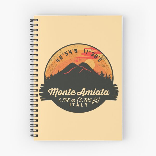 Item preview, Monte Amiata Italy Volcano Souvenirs Badge designed and sold by mountainfad.