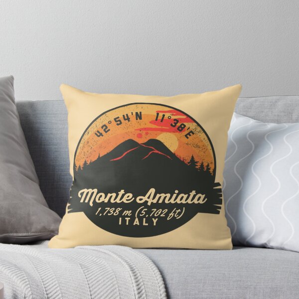 Item preview, Monte Amiata Italy Volcano Souvenirs Badge designed and sold by mountainfad.