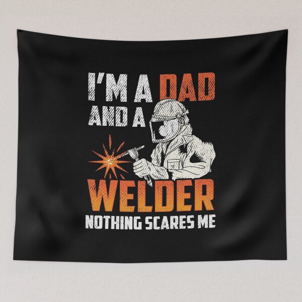 Aperçu de l'œuvre Je suis un papa et un soudeur Dada Shirt Funny Welding créée et vendue par haselshirt.