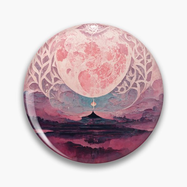Artikelvorschau, Pink Full Moon entworfen und verkauft von DeepSymbolism.