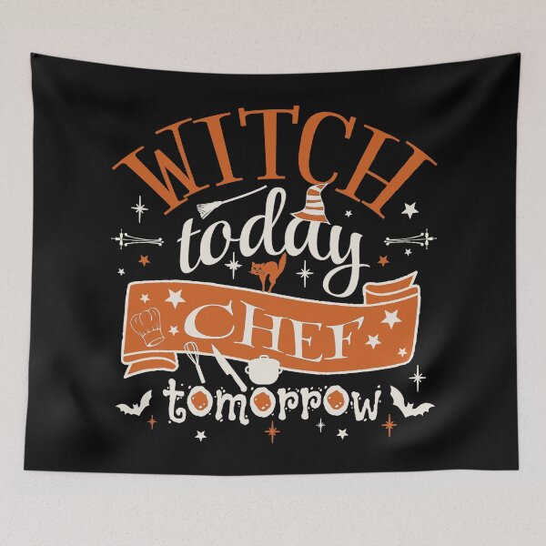 Item preview, Witch Today Chef Tomorrow, Fun Design For All Chefs On Halloween  designed and sold by TrulyEpoque.