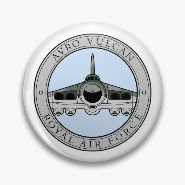 Artikelvorschau, Avro Vulcan Head-on-Badge-Design entworfen und verkauft von Reign-Man.