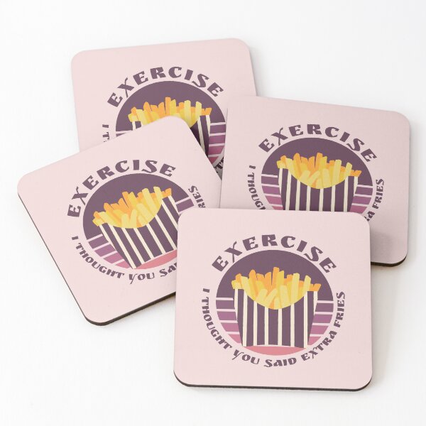 Item preview, Exercise I Thought You Said Extra Fries Funny Fries designed and sold by designerpriti.