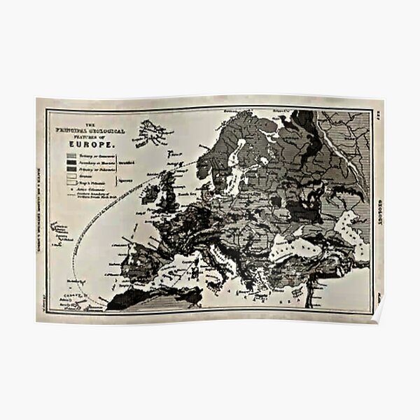 " Map of Europe" Poster for Sale by ESdisang Redbubble