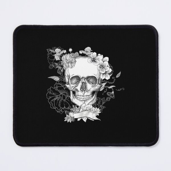 Item preview, Skull With Roses designed and sold by PotluckPrints.