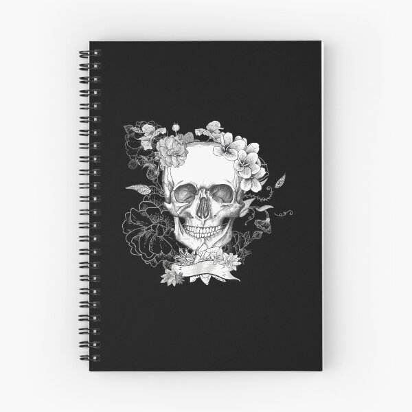 Item preview, Skull With Roses designed and sold by PotluckPrints.