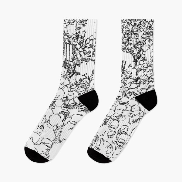 Item preview, Crowd in Mumbai, India, image converted to line drawing, modern art, wall art, print, personalised gifts, custom printed gifts designed and sold by CameraDesign.