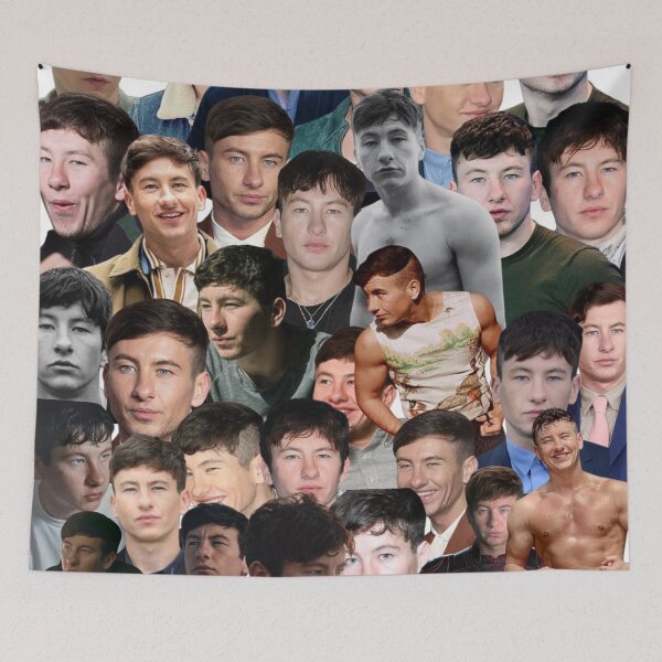 Artikelvorschau, Barry Keoghan Fotocollage entworfen und verkauft von T-shirtakStore.