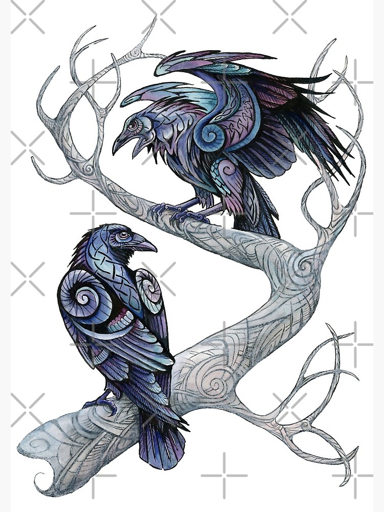 Top 57 Odins Ravens Tattoo Ideas 2021 Inspiration Guide