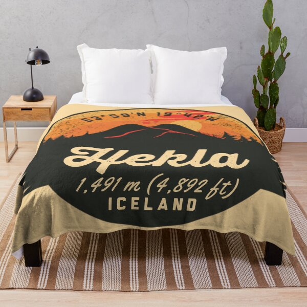 Item preview, Hekla Iceland Volcano Souvenirs Badge designed and sold by mountainfad.