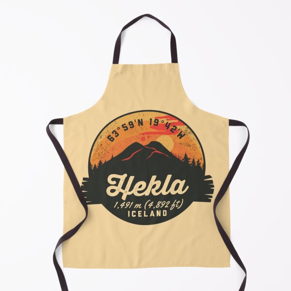 Item preview, Hekla Iceland Volcano Souvenirs Badge designed and sold by mountainfad.