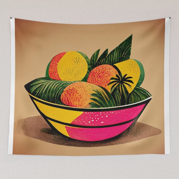 Item preview, Neon Fruit Bowl designed and sold by DeepSymbolism.