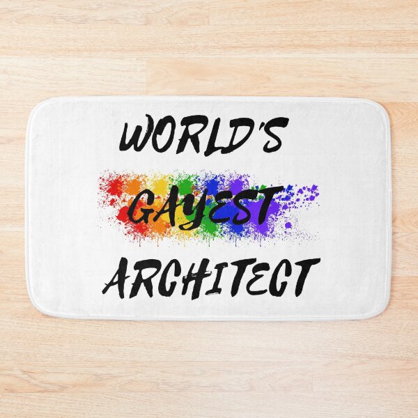Item preview, World's Gayest Architect  designed and sold by LuckyKermit.