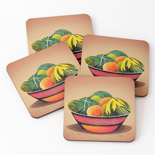 Item preview, Tropical Caribbean Fruit Bowl designed and sold by DeepSymbolism.