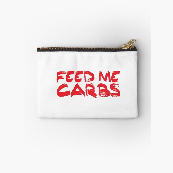 Item preview, Feed Me Carbs - gym quotes designed and sold by strongershirts.