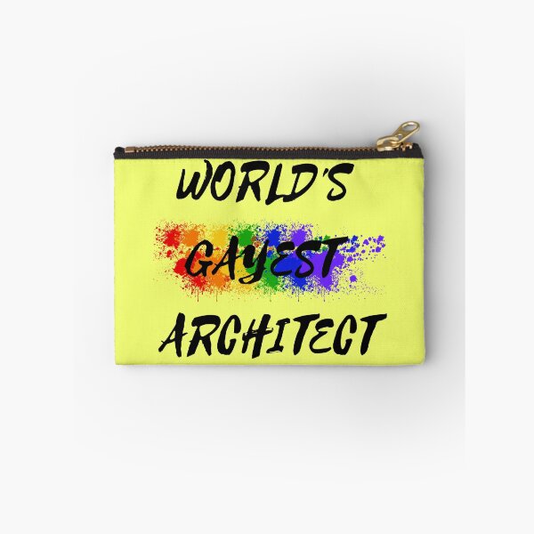 Item preview, World's Gayest Architect Rainbow Colors For Proud Gay Architects In Yellow designed and sold by LuckyKermit.