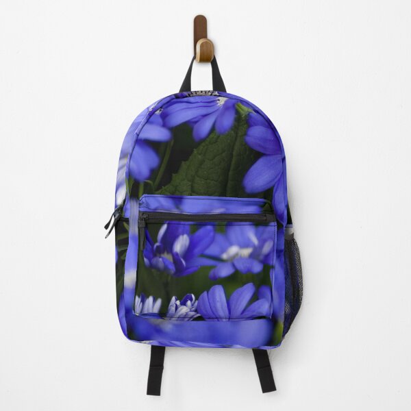Item preview, A field of vibrant blue flowers designed and sold by TP-Designs.