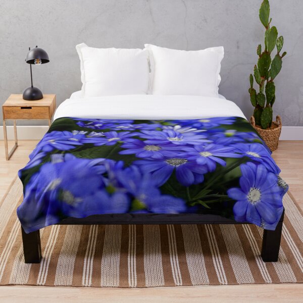 Item preview, Un campo de flores azules vibrantes designed and sold by TP-Designs.
