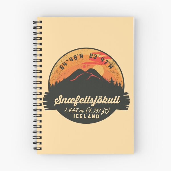 Item preview, Snæfellsjökull Iceland Volcano Souvenirs Badge designed and sold by mountainfad.