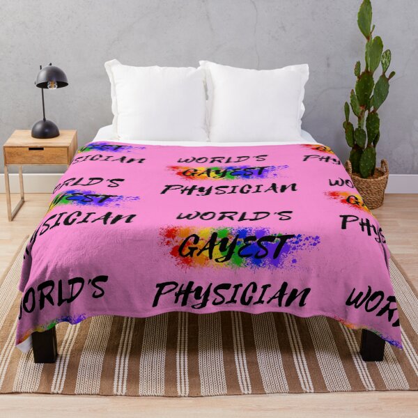 Item preview, World's Gayest Physician Rainbow Colors For Proud Queer Physicians In Pink designed and sold by LuckyKermit.