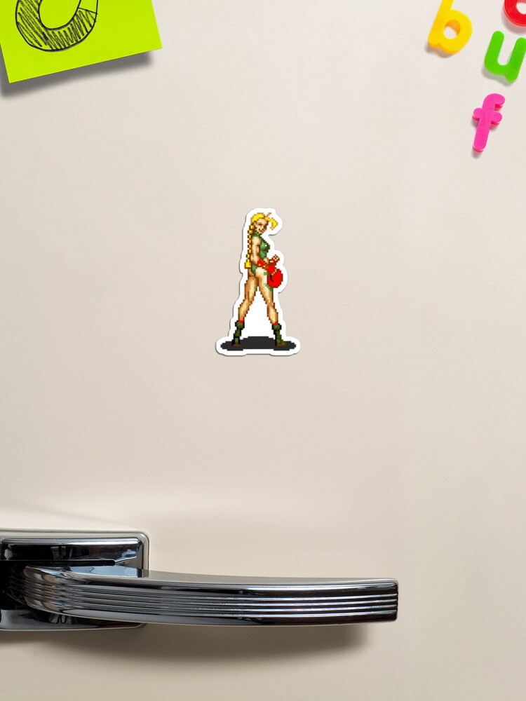 Cammy street fighter pixel sprite Metal Print for Sale by goatboyjr