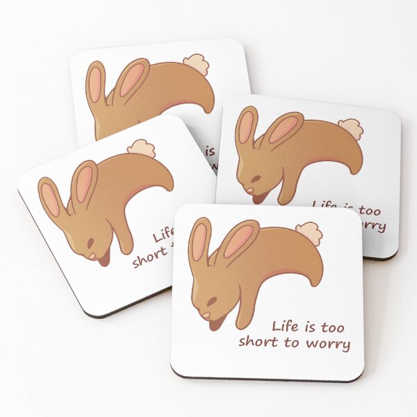 Item preview, Life is too short to worry  designed and sold by MiniMellows.